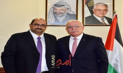 المالكي يطلع سفير جنوب إفريقيا على مجمل التطورات الفلسطينية