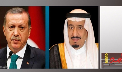 أردوغان يتصل هاتفيا بالملك السعودي سلمان