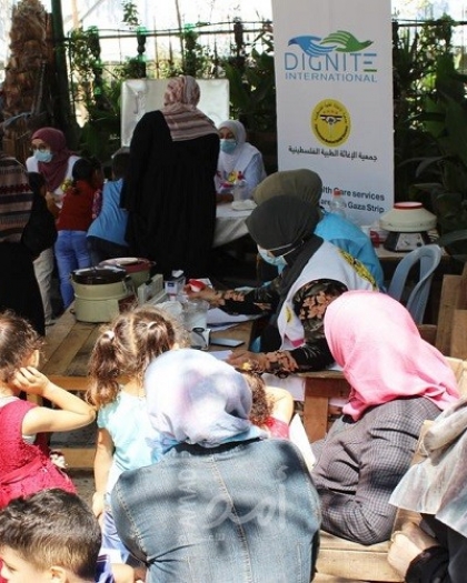 الإغاثة الطبية: العيادات المتنقلة تواصل تقديم خدماتها الطبية فى قطاع غزة