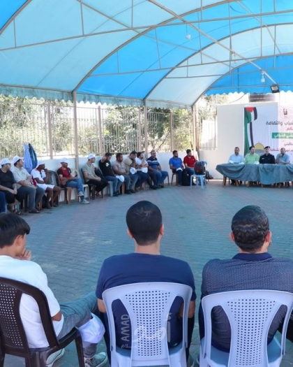 "الشباب والثقافة" تنظم مخيم تعايشي لرؤساء المراكز الشبابية بغزة