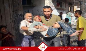 غزة: وفاة 9 نازحين وإصابة 14وفقدان آخرين جراء انهيار بناية تضررت جراء الحرب