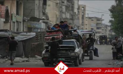 جيش الاحتلال يحرق مخيماً للنازحين في الشجاعية شرقي غزة ويشرد 800 مواطن