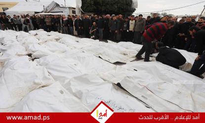 انتشال 55 رفات شهيداً من تحت الأنقاض في قطاع غزة